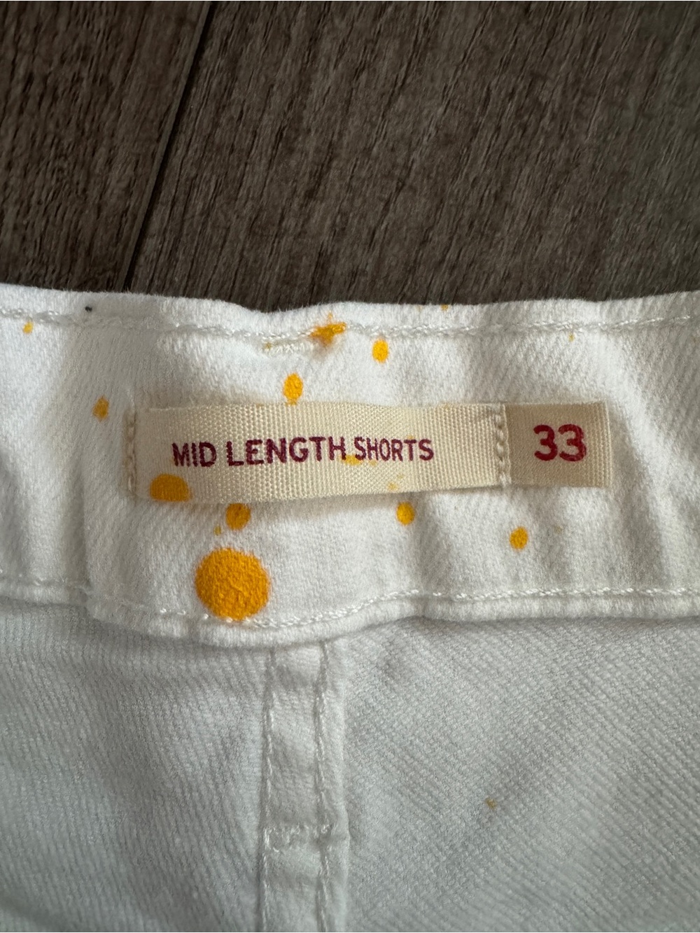 Custom Hand-Painted Levi's Shorts Sunflower Wearable Art Streetwear Size 12 - 33 - Picture 8 of 10